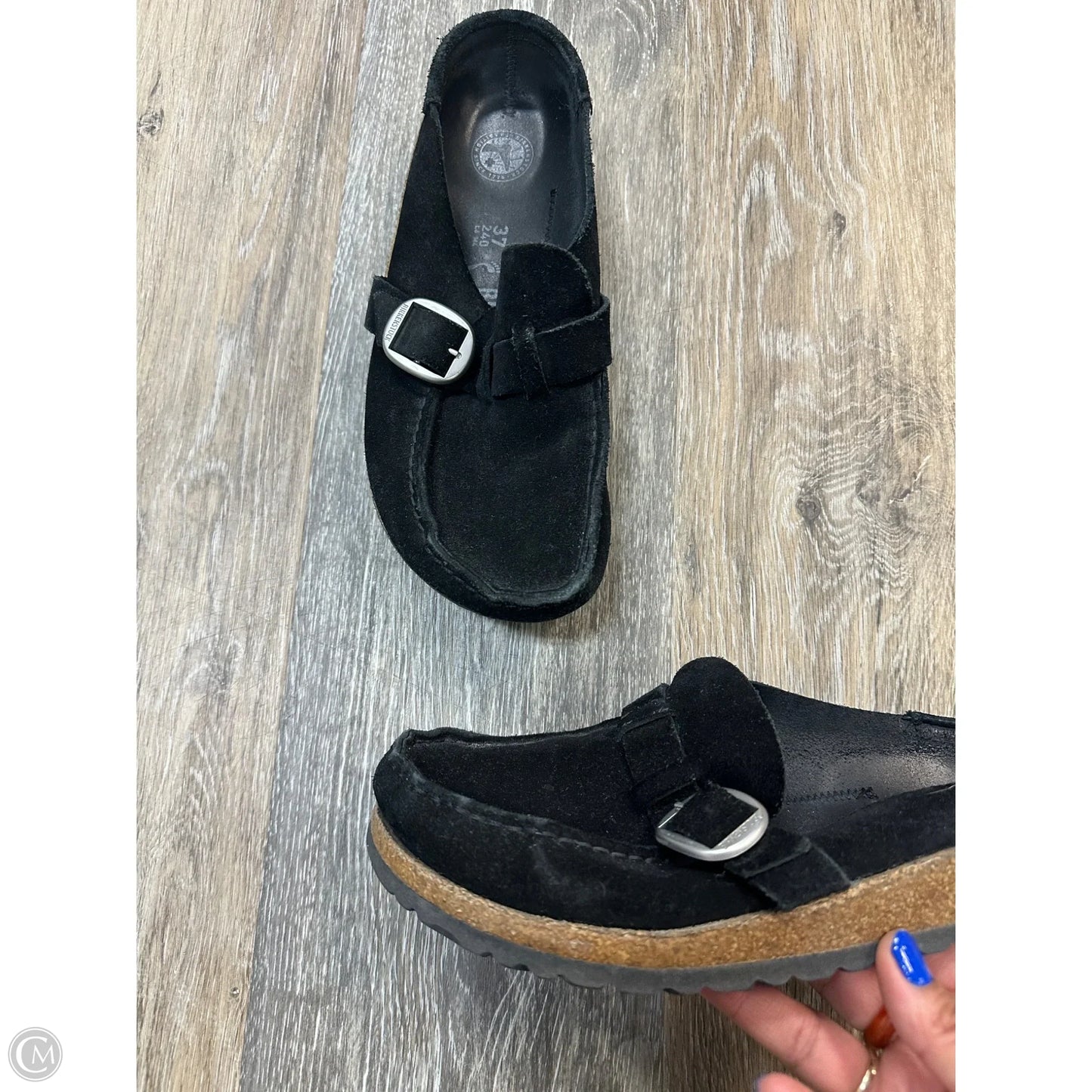 Shoes Flats By Birkenstock In Black, Size: 6