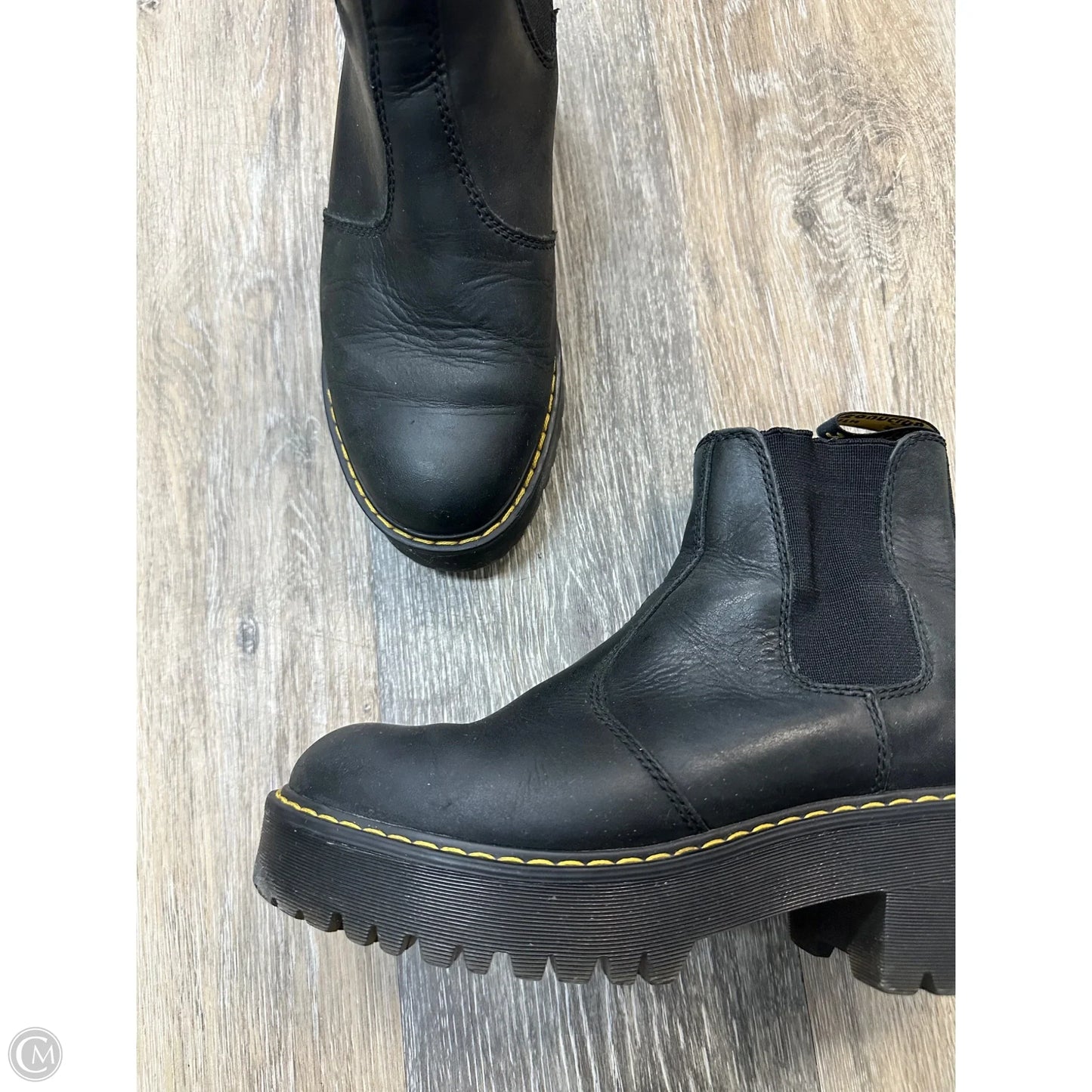 Boots Ankle Heels By Dr Martens In Black, Size: 6