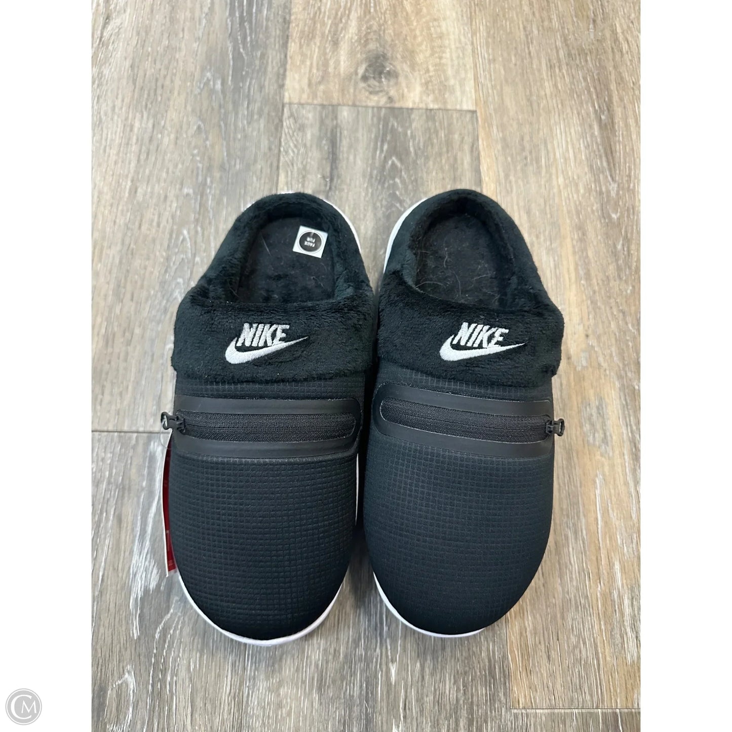 Slippers By Nike In Black, Size: 7