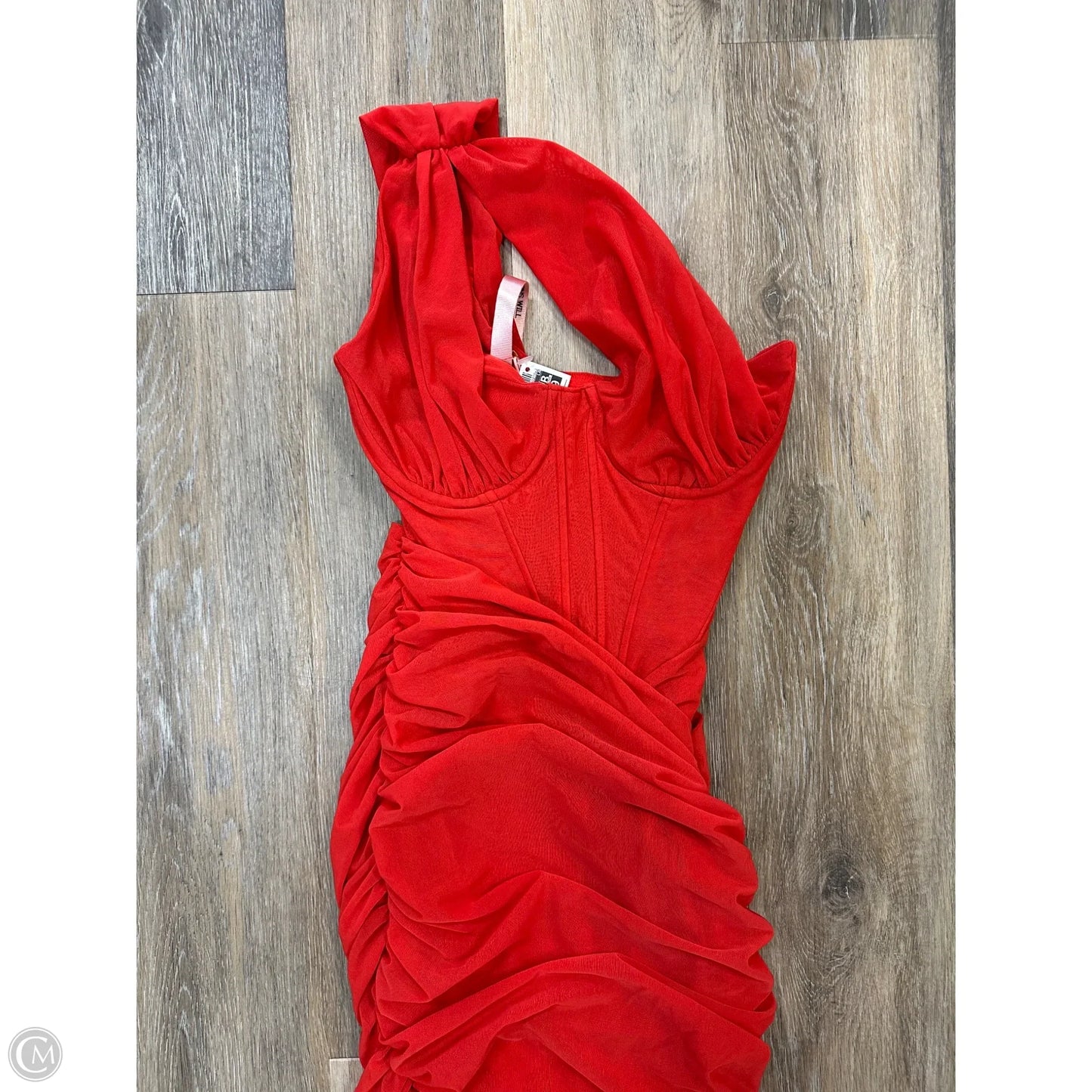 Dress Party Midi By House of CB In Red, Size: Xs