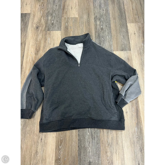 -Athletic Sweatshirt Collar By Athleta In Grey, Size: Xl