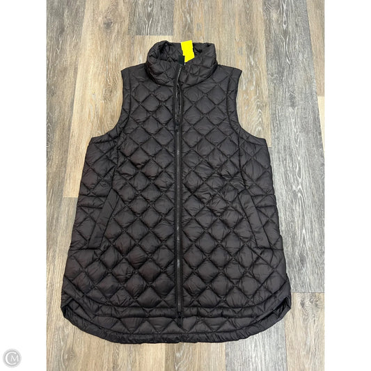 -Vest Puffer & Quilted By Athleta In Brown, Size: L