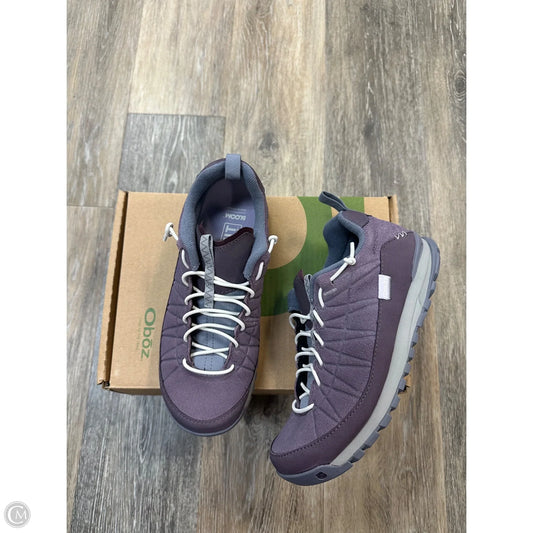 Shoes Athletic By Oboz In Purple, Size: 7