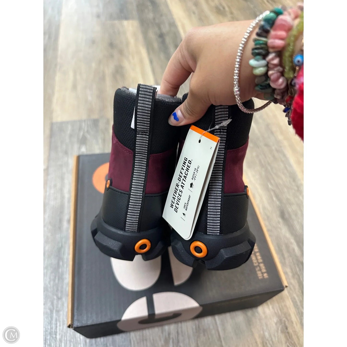 Boots Snow By Bogs In Maroon, Size: 7