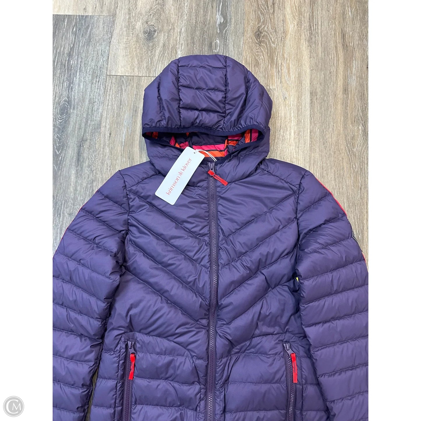 Jacket Puffer & Quilted By Krimson Klover In Purple, Size: S