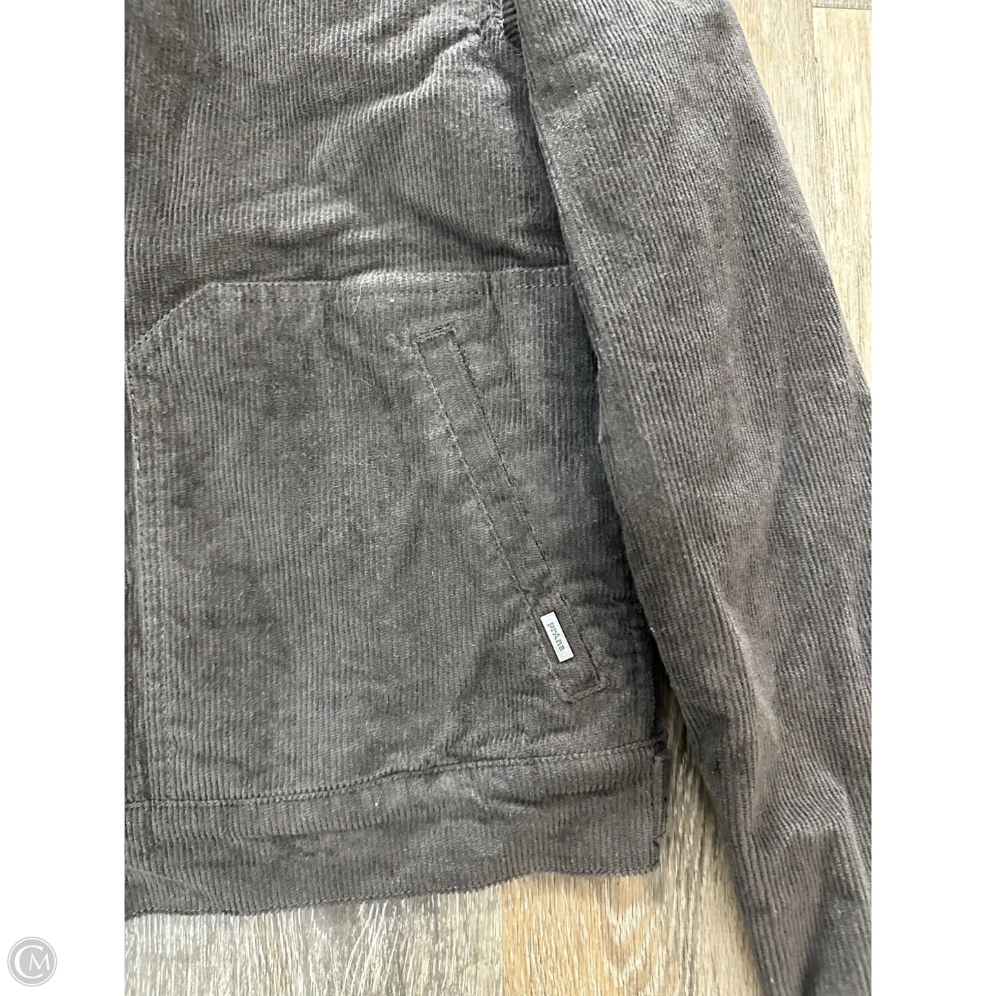 Jacket Faux Fur & Sherpa By Prana In Grey, Size: S