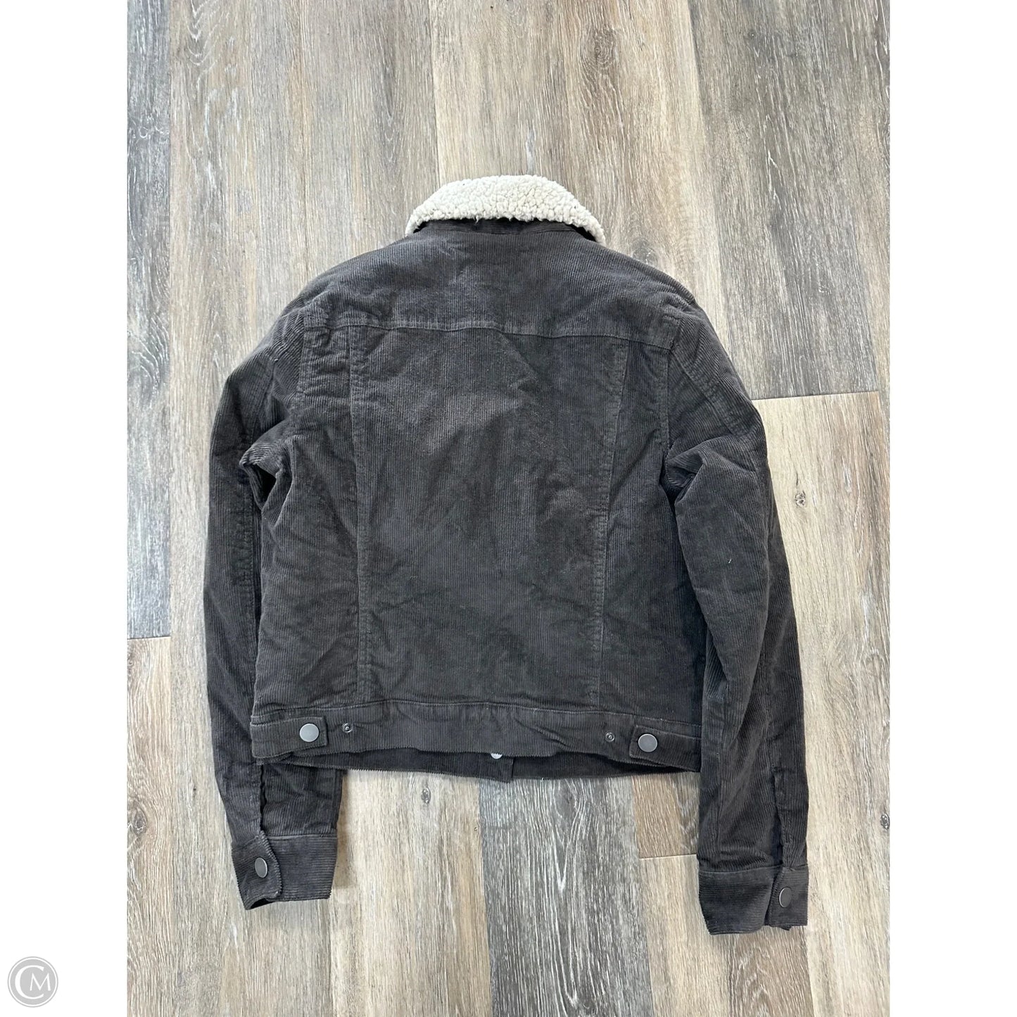 Jacket Faux Fur & Sherpa By Prana In Grey, Size: S