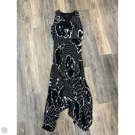 Dress Casual Maxi By White House Black Market In Black & White, Size: 10