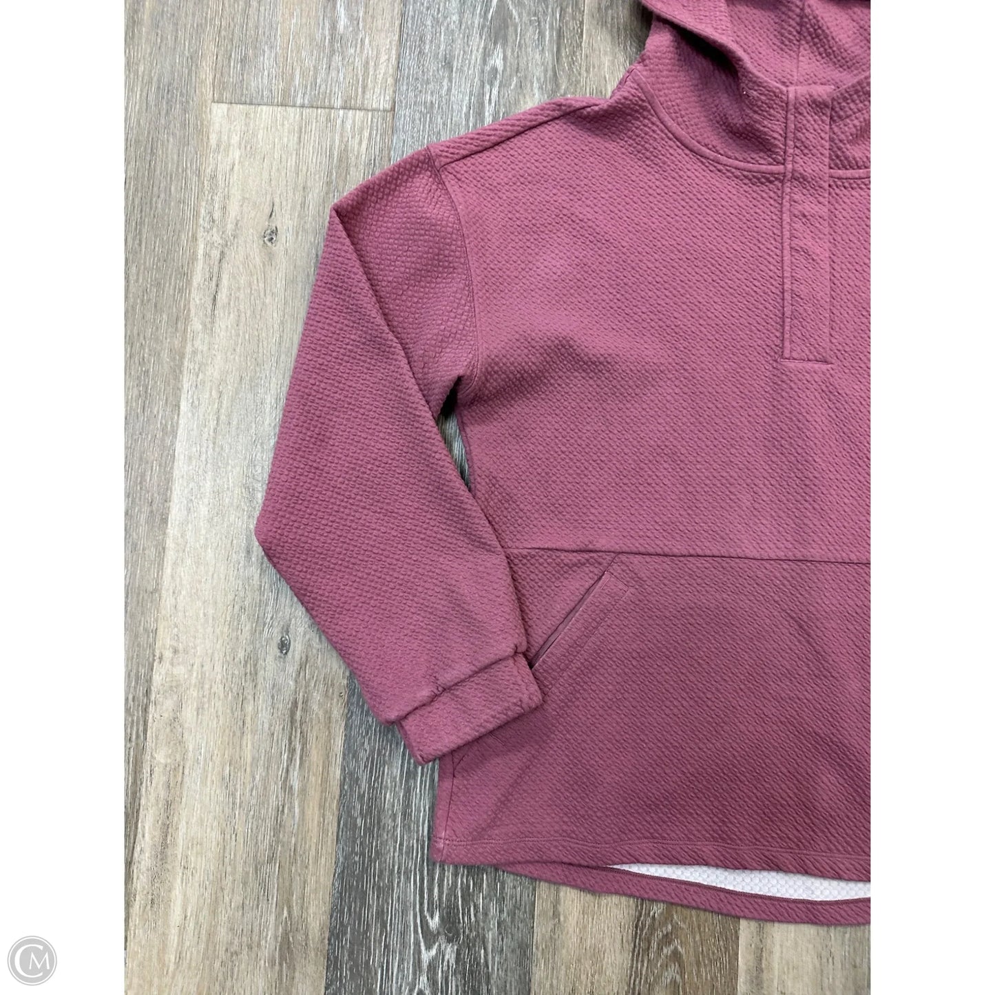 Athletic Sweatshirt Hoodie By 7Diamonds In Pink, Size: S