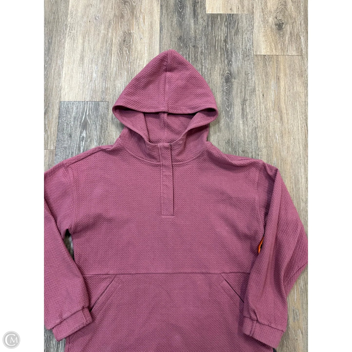 Athletic Sweatshirt Hoodie By 7Diamonds In Pink, Size: S