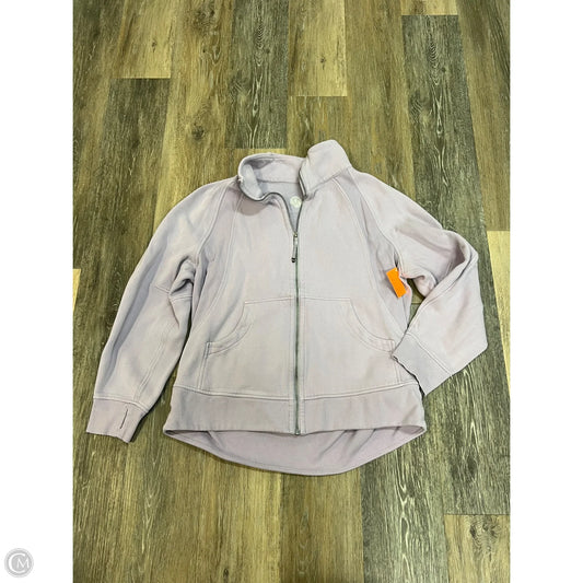Athletic Sweatshirt Collar By Lululemon In Purple, Size: M/L