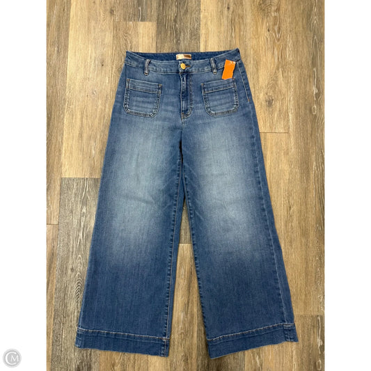 Jeans Wide Leg By Kut In Blue Denim, Size: 6
