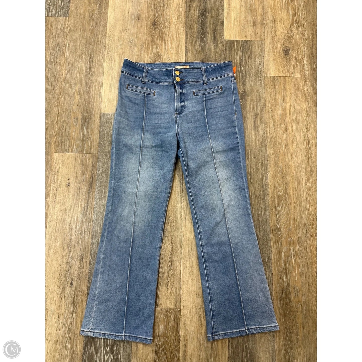 Jeans Straight By Kut In Blue Denim, Size: 8