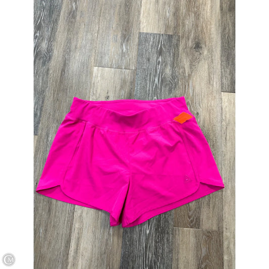 Athletic Shorts By Reebok In Pink, Size: L