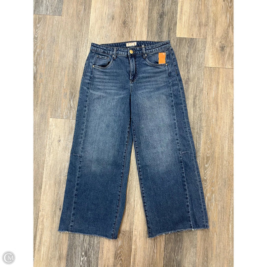 Jeans Wide Leg By Kut In Blue Denim, Size: 6