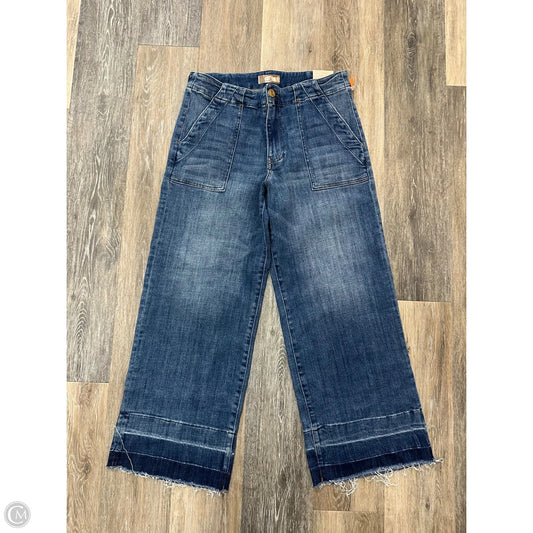 Jeans Wide Leg By Kut In Blue Denim, Size: 8