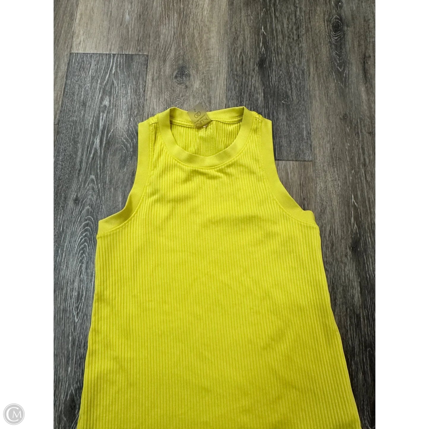 Athletic Tank Top By Calia In Yellow, Size: S
