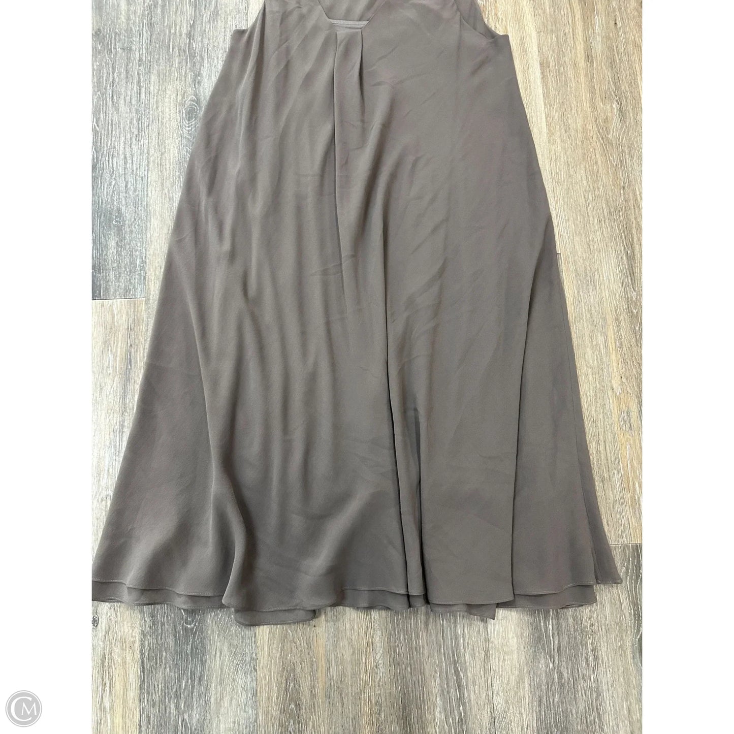 Dress Casual Midi By Eileen Fisher In Brown, Size: L