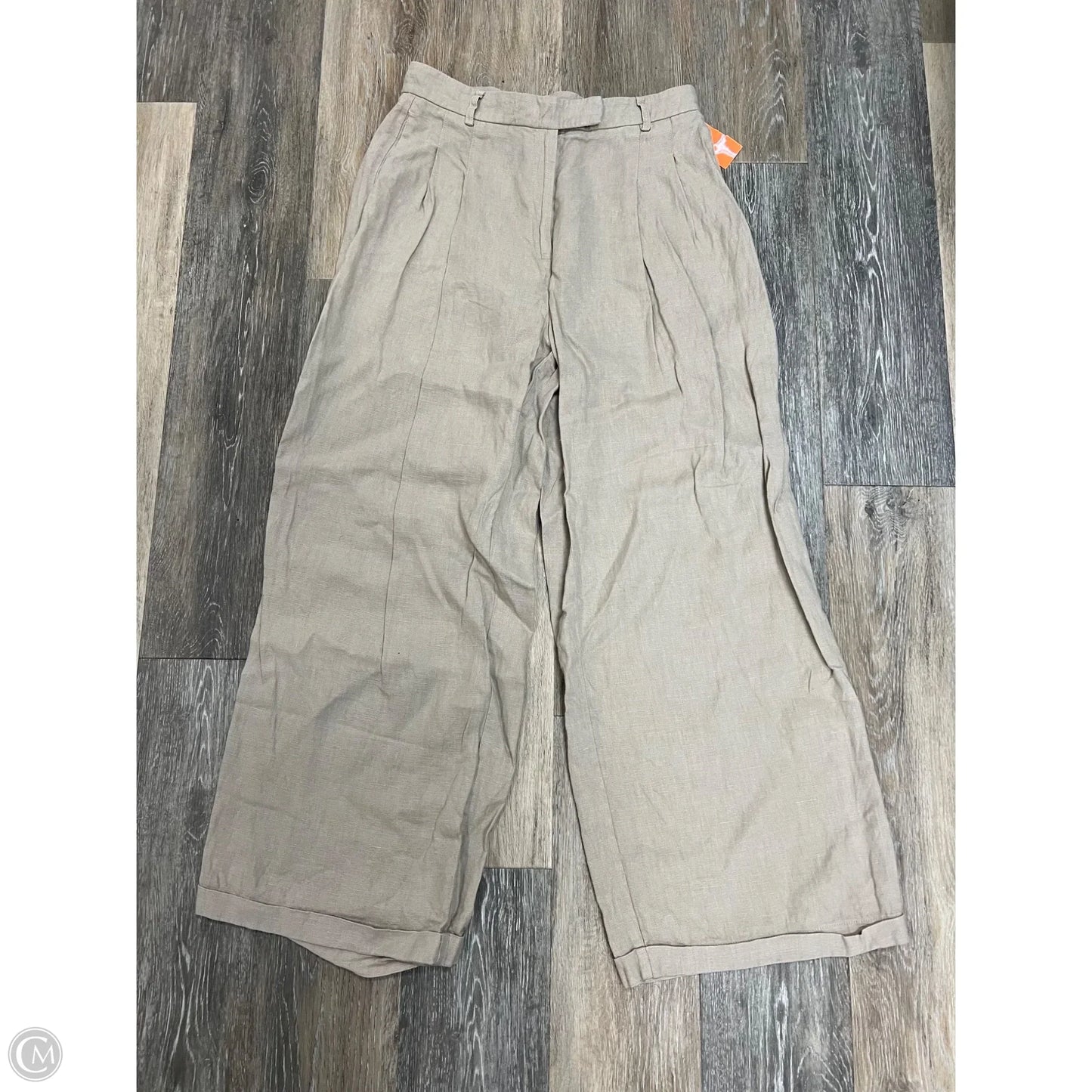 Pants Linen By Free People In Tan, Size: 4
