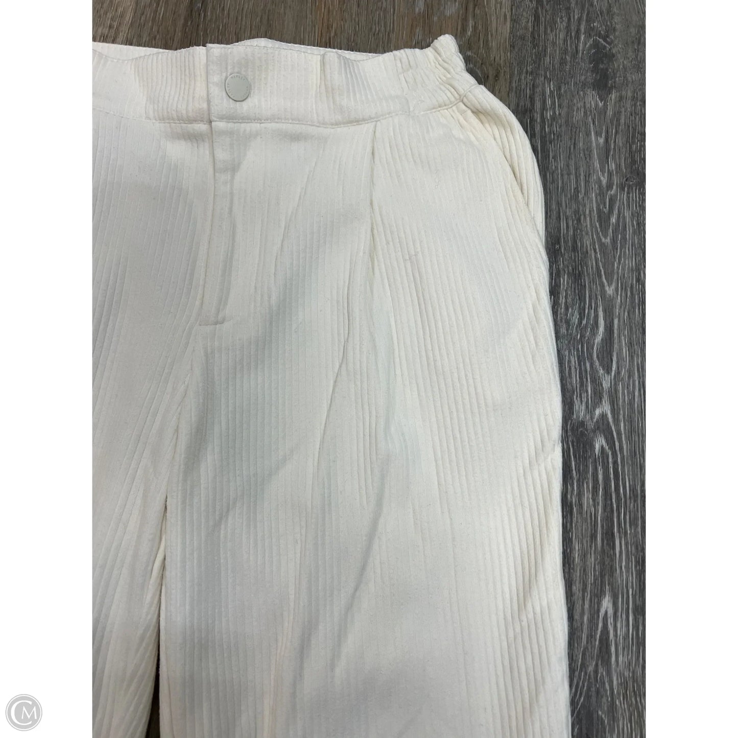 Pants Wide Leg By Varley In Cream, Size: S