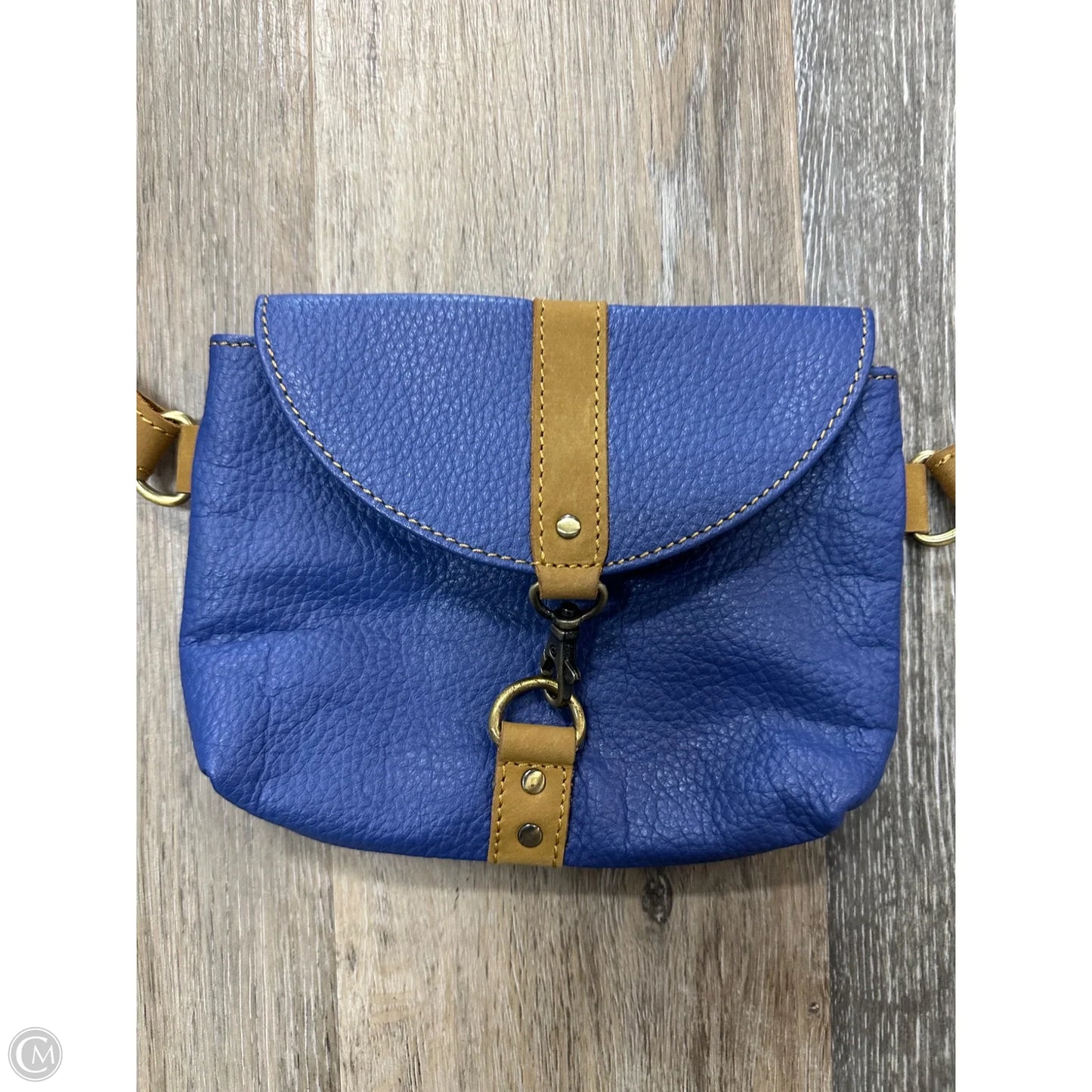 Crossbody Leather By Le Papillon, Size: Small