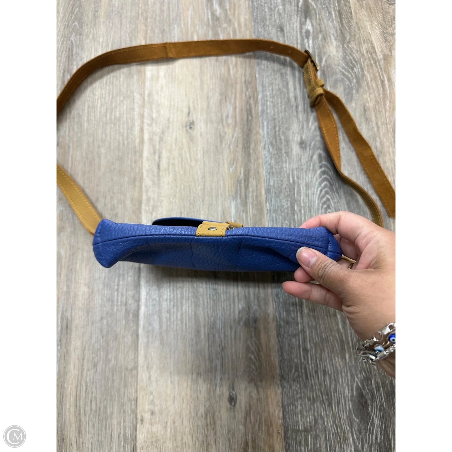 Crossbody Leather By Le Papillon, Size: Small