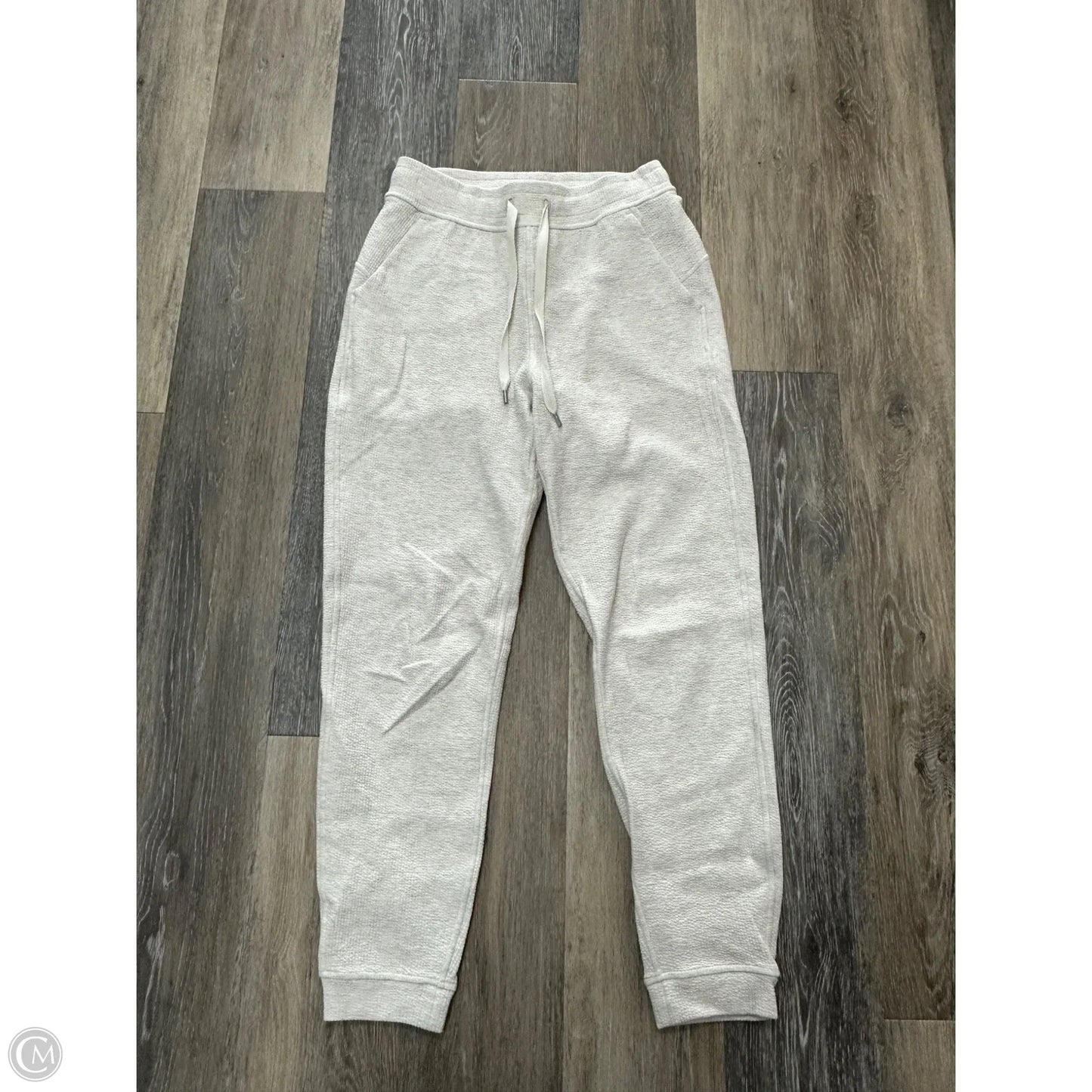 Athletic Pants By Lululemon In Cream, Size: 4