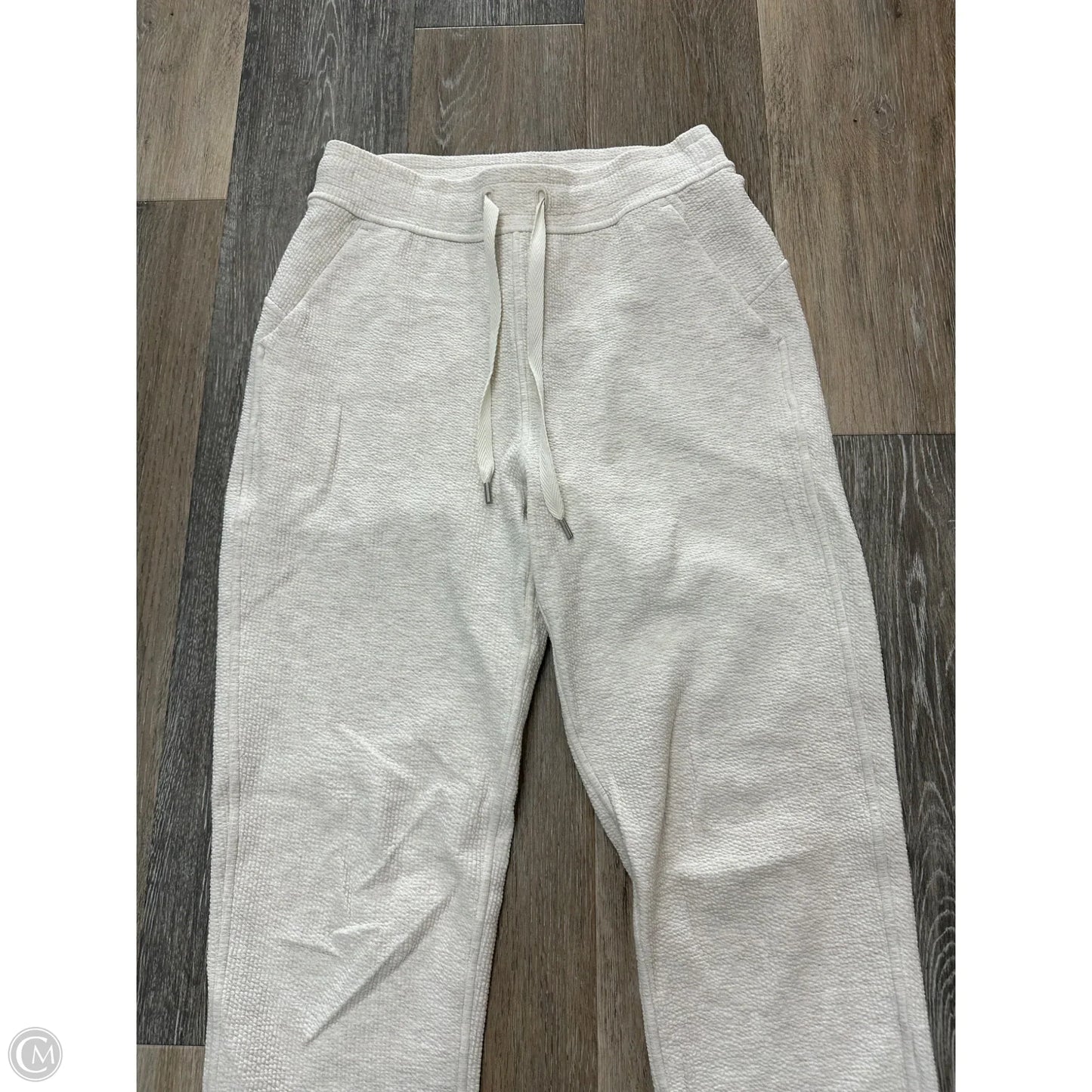 Athletic Pants By Lululemon In Cream, Size: 4