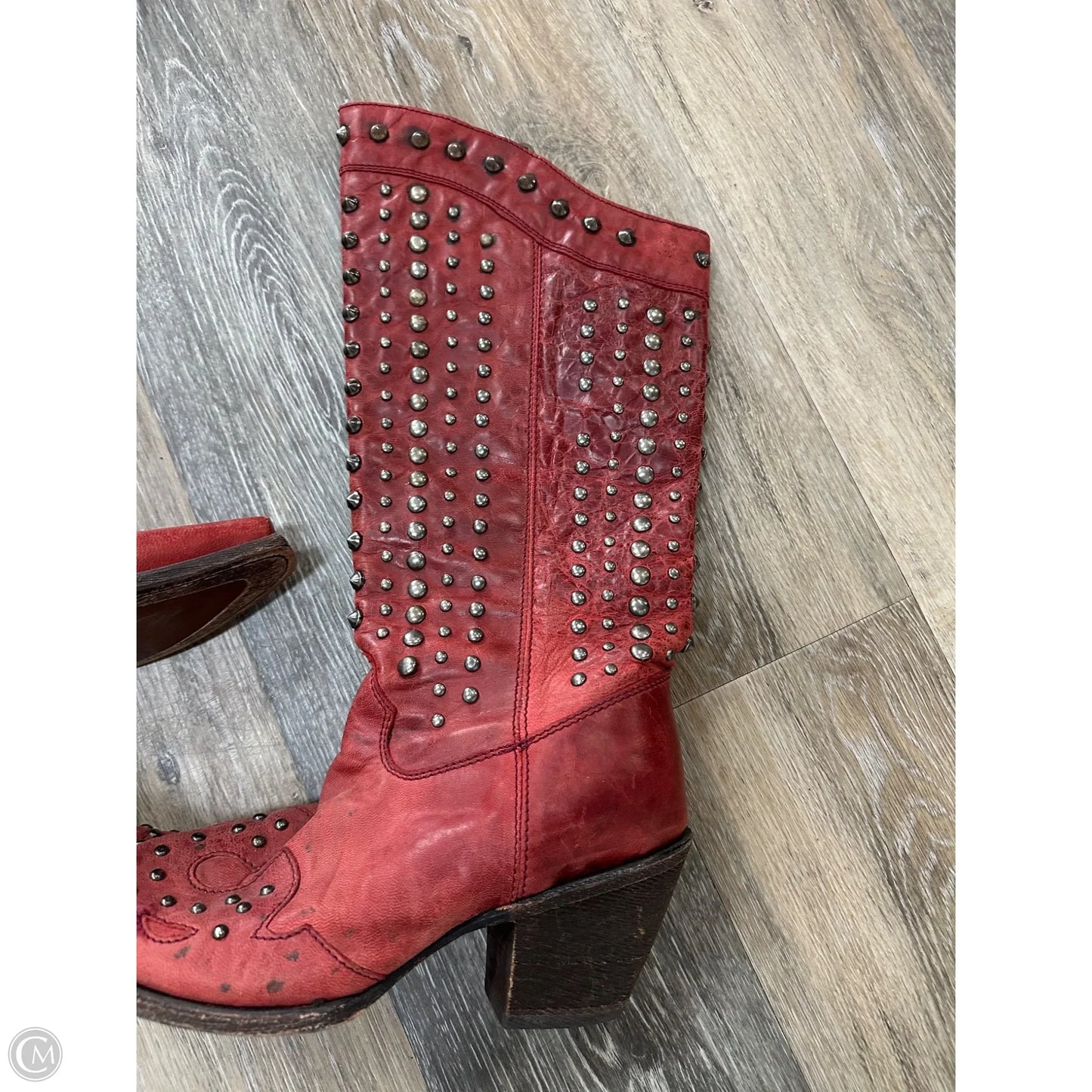 Boots Western By Corral In Red, Size: 8.5