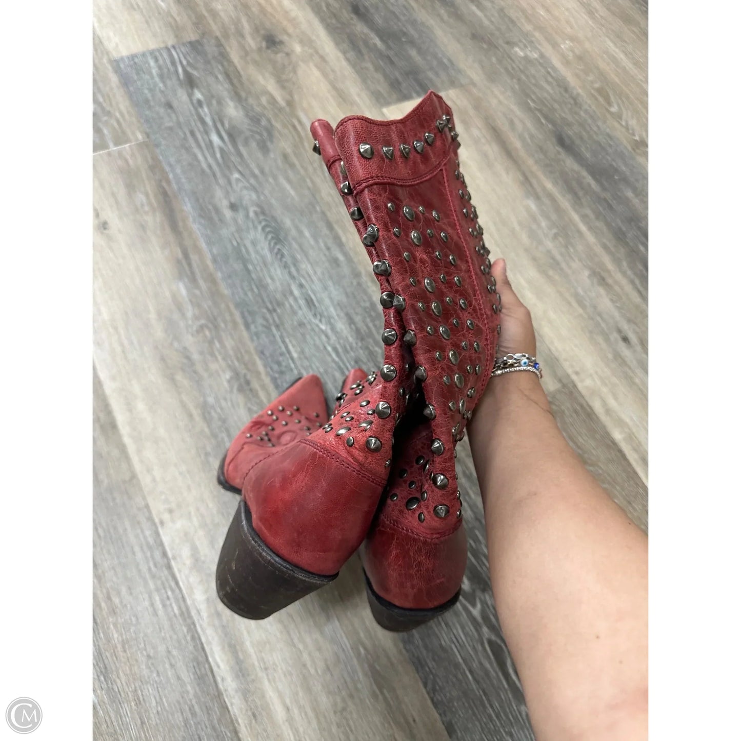 Boots Western By Corral In Red, Size: 8.5