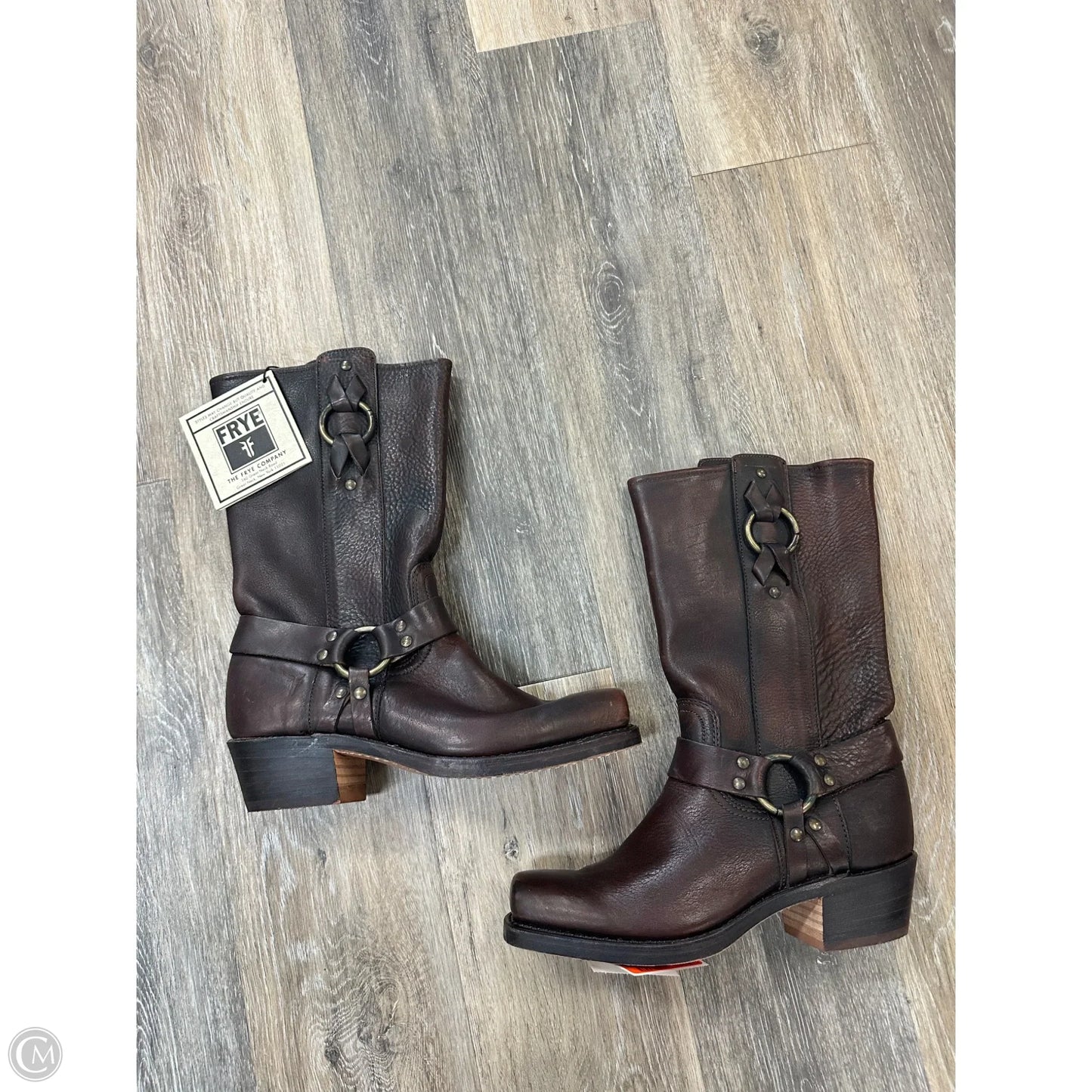 Boots Designer By Frye In Brown, Size: 9