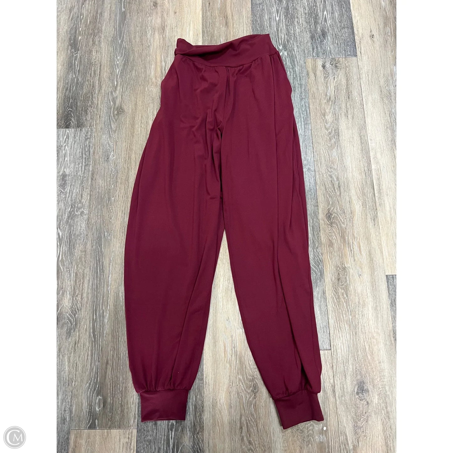Athletic Pants By Lululemon In Red, Size: Xs