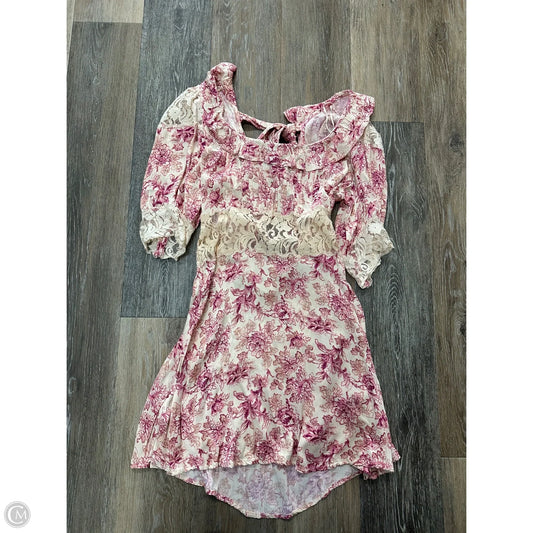 Dress Casual Short By Free People In Floral Print, Size: 4