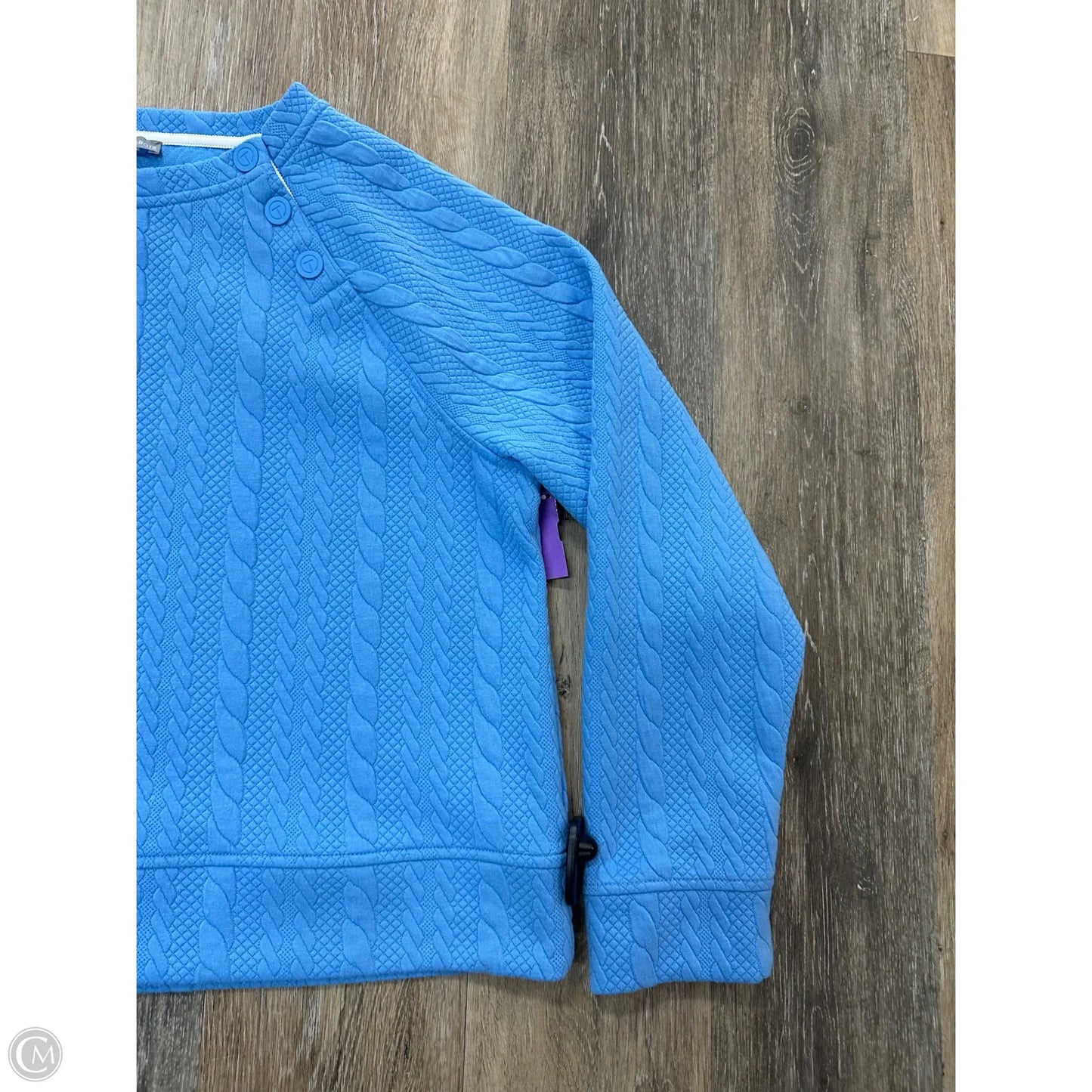 Sweatshirt Crewneck By Talbots In Blue, Size: L