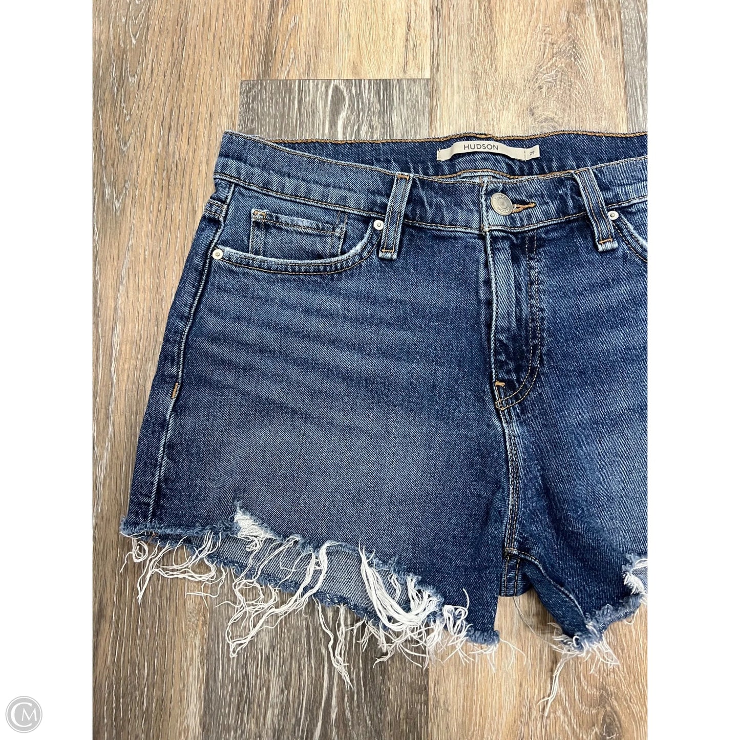 Shorts By Hudson In Blue Denim, Size: 8/29