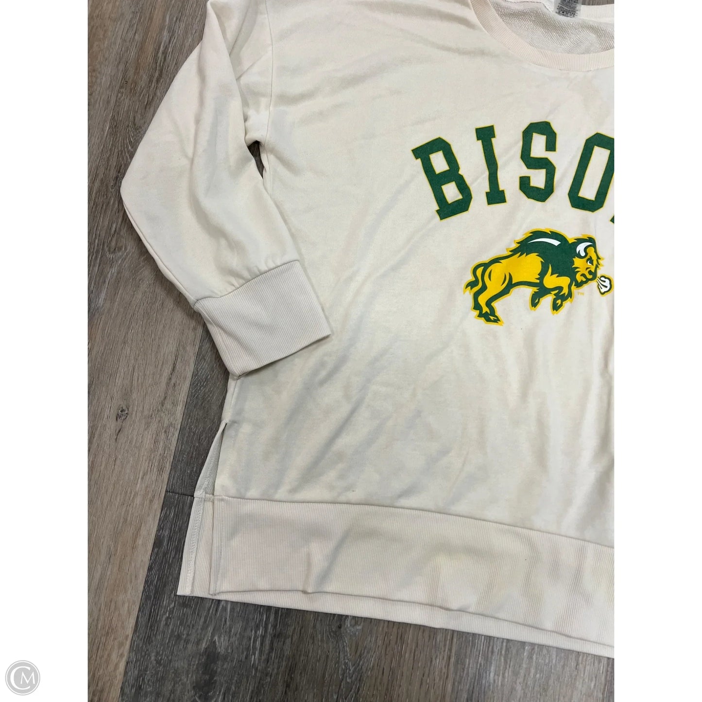 Athletic Crewneck By GAMEDAY COUTURE In Cream, Size: Xxl