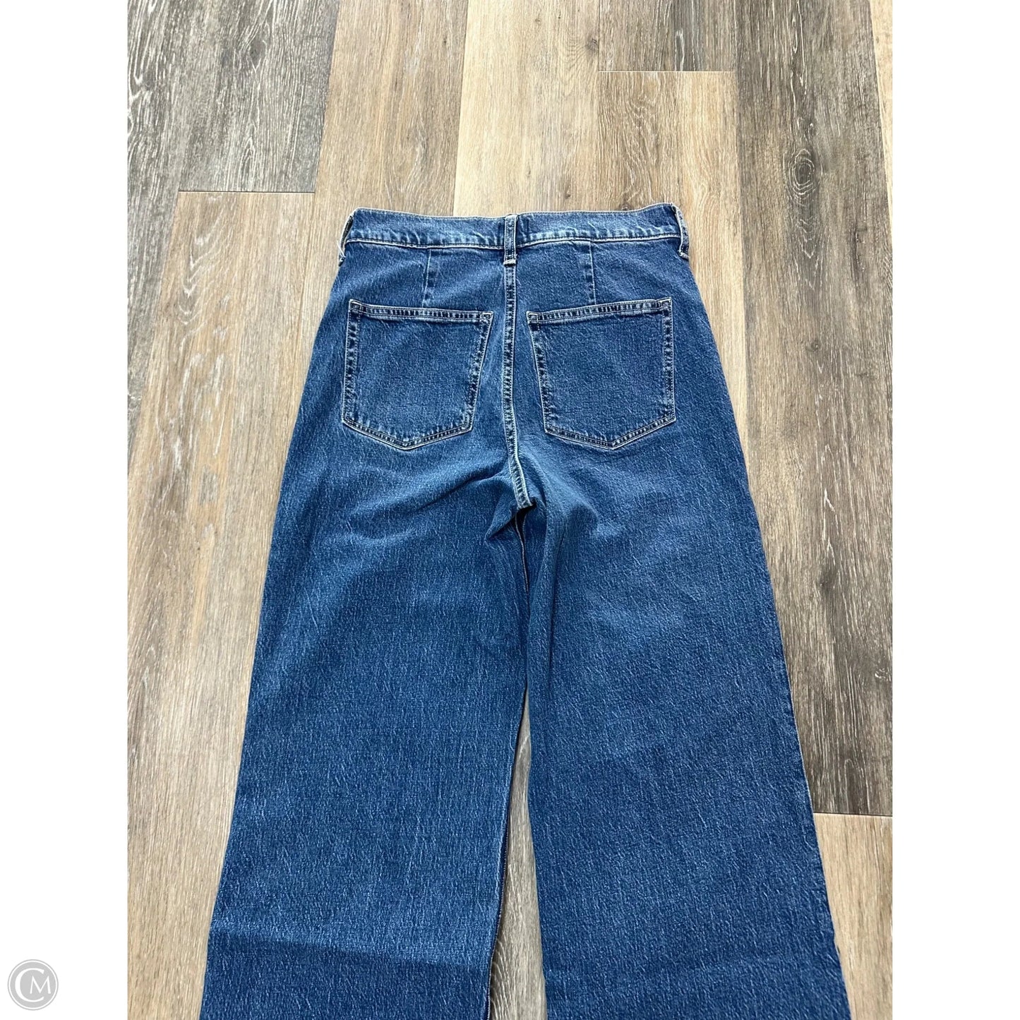 Jeans Wide Leg By J. Crew In Blue Denim, Size: 2