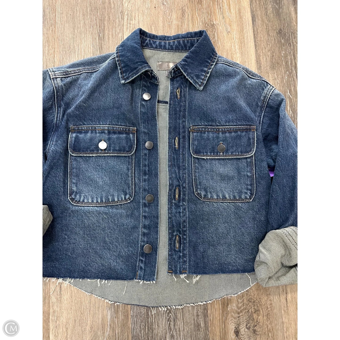 Jacket Denim By Kut In Blue Denim, Size: Xs
