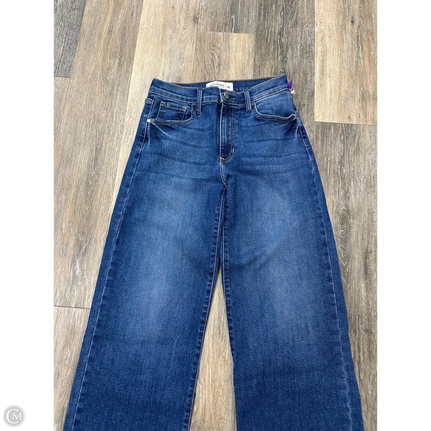 Jeans Wide Leg By Just Black In Blue Denim, Size: 2