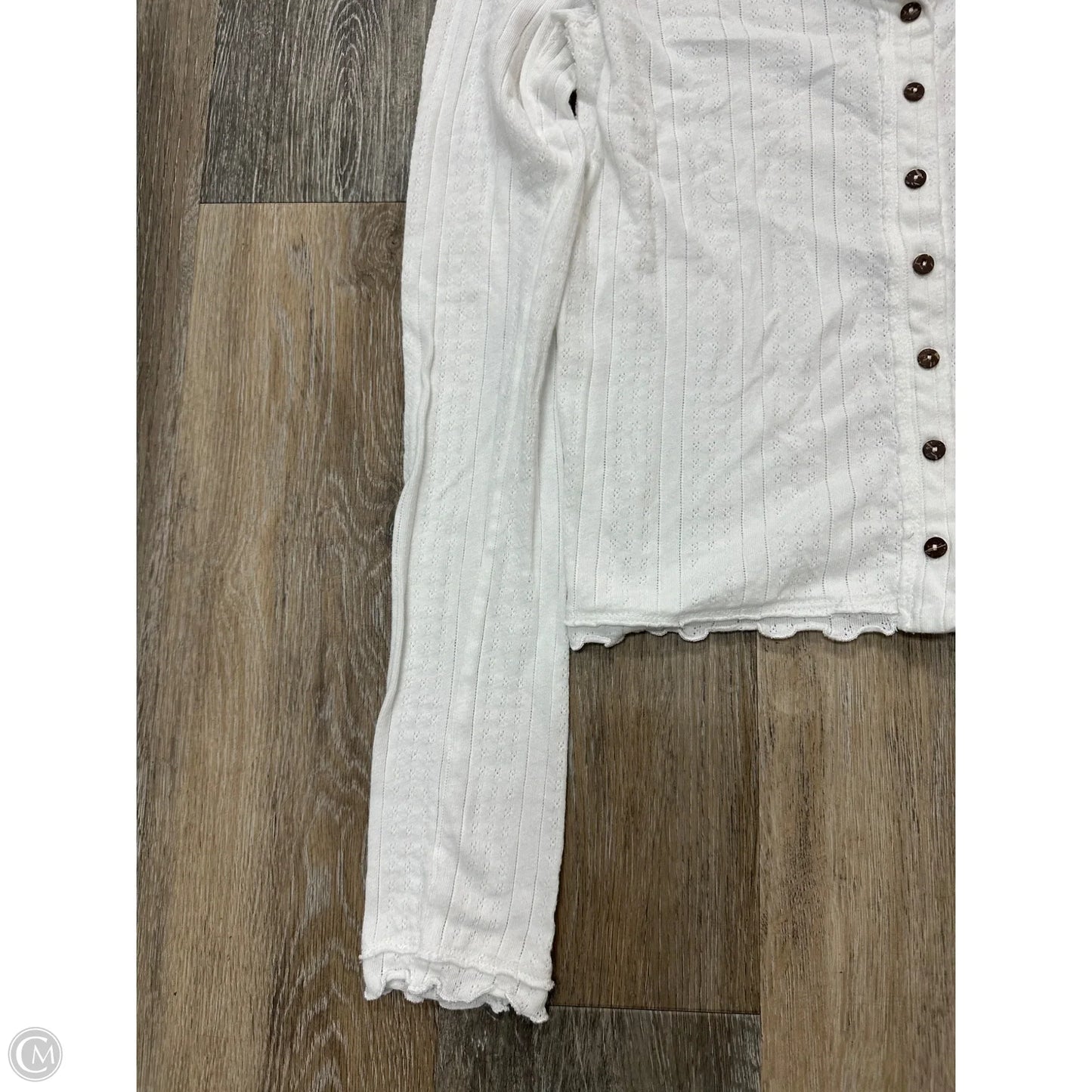 Top Long Sleeve By We The Free In White, Size: S