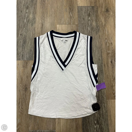 Tank Top By Evereve In Blue & White, Size: Xs