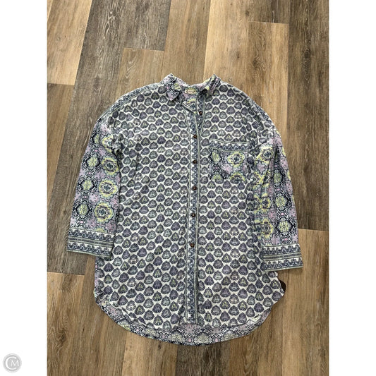 Tunic Long Sleeve By Free People In Multi-colored, Size: Xs