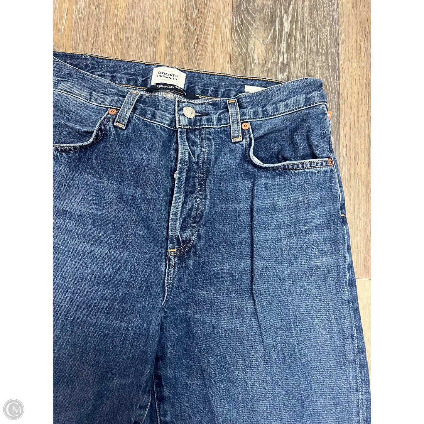 Jeans Straight By Citizens Of Humanity In Blue Denim, Size: 6/28