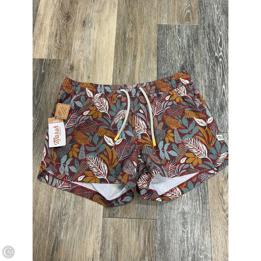 Athletic Shorts By Marsh Wear In Multi-colored, Size: L