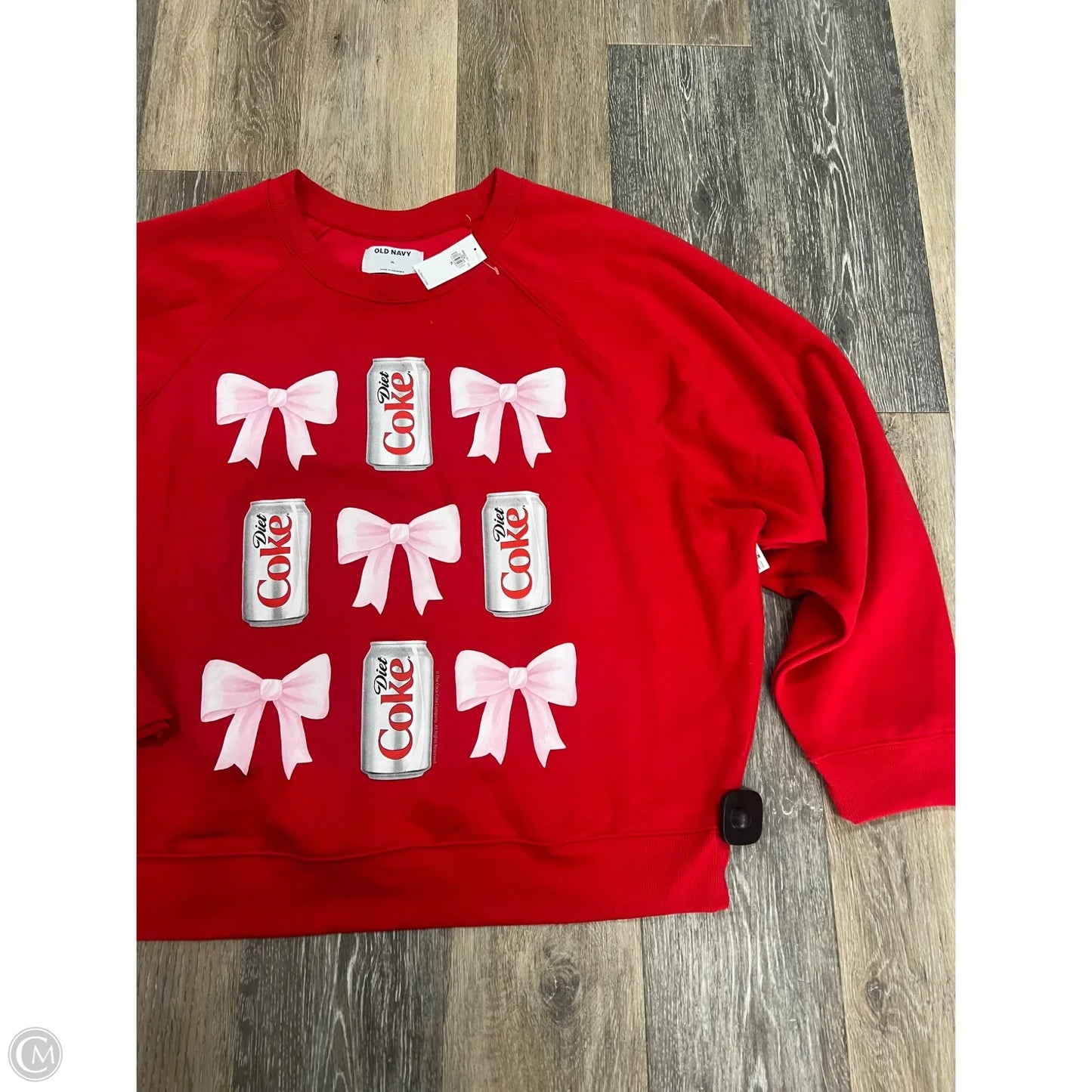 Sweatshirt Crewneck By Old Navy In Red, Size: Xl