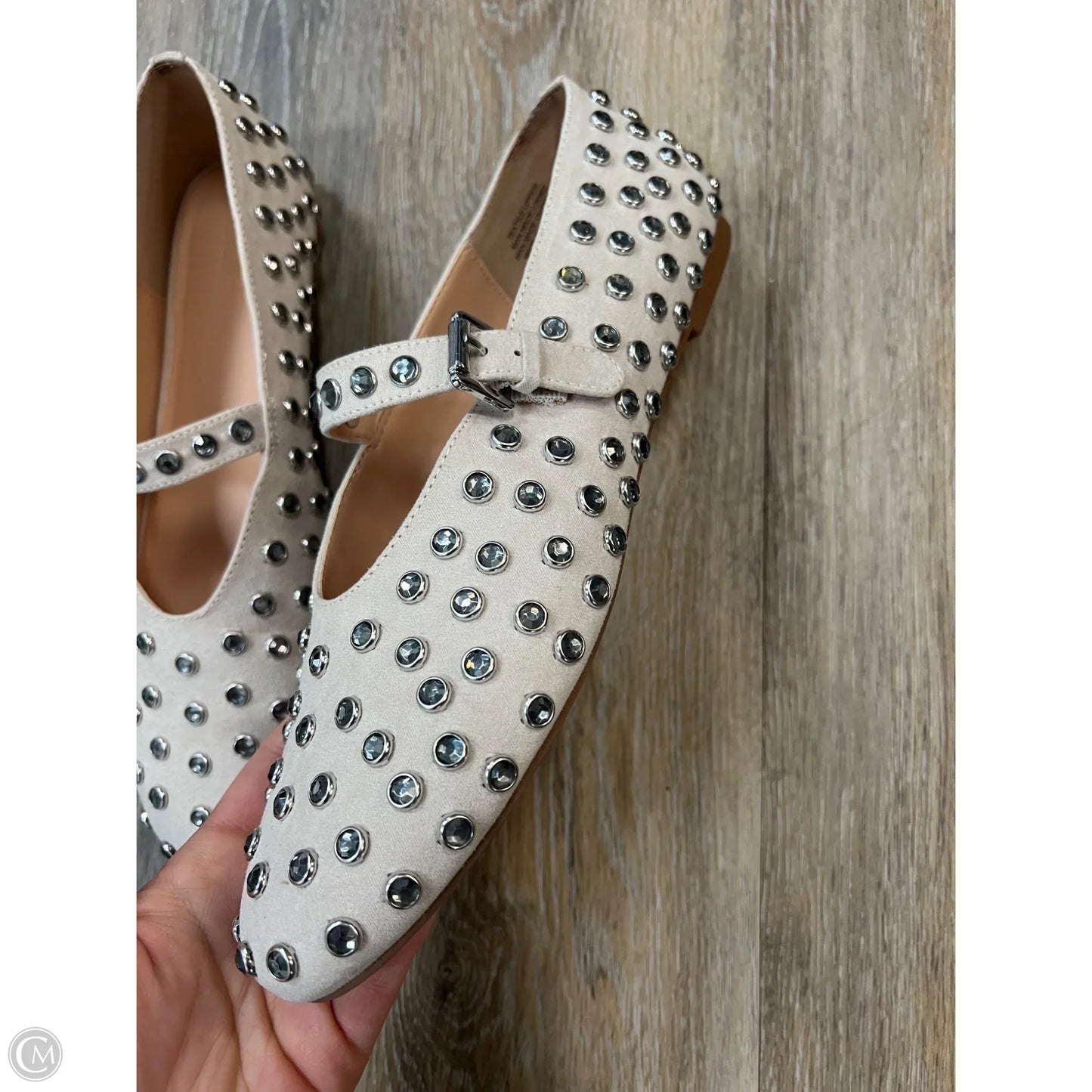 Shoes Flats By Loft In Cream, Size: 8.5