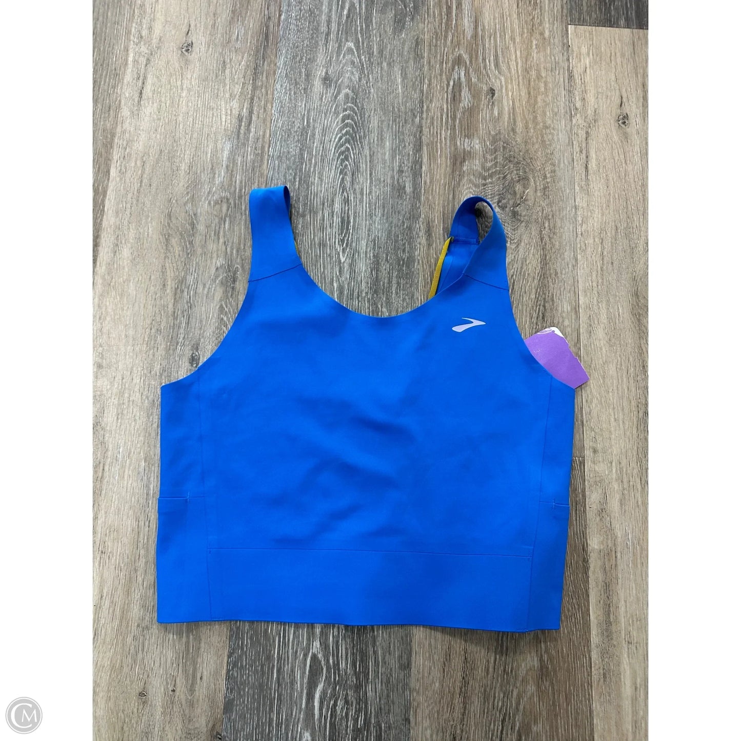 Athletic Tank Top By Brooks In Blue, Size: M