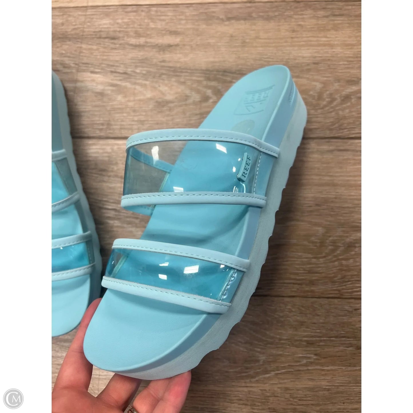 Sandals Flats By Reef In Blue, Size: 9