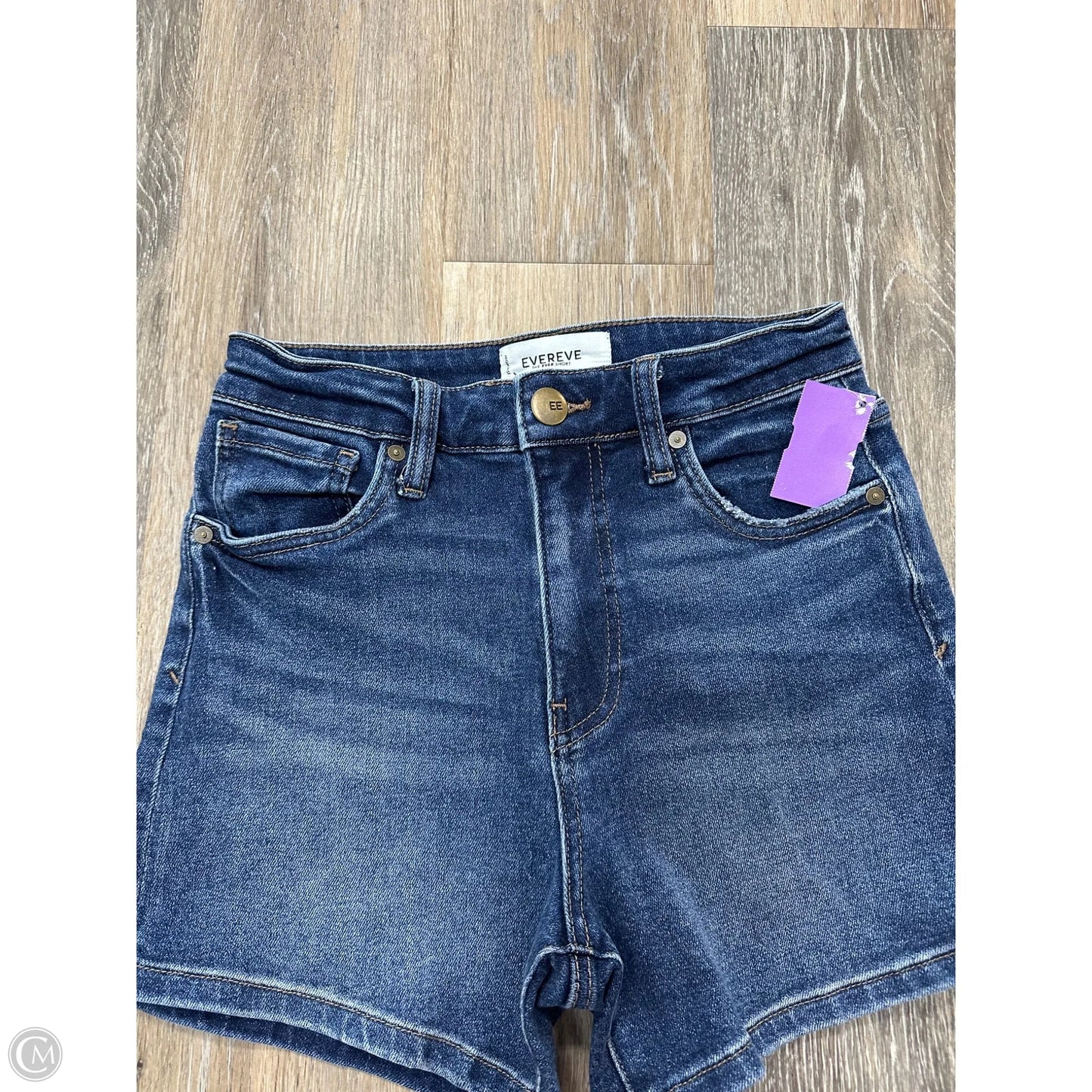 Shorts By Evereve In Blue Denim, Size: 1/25