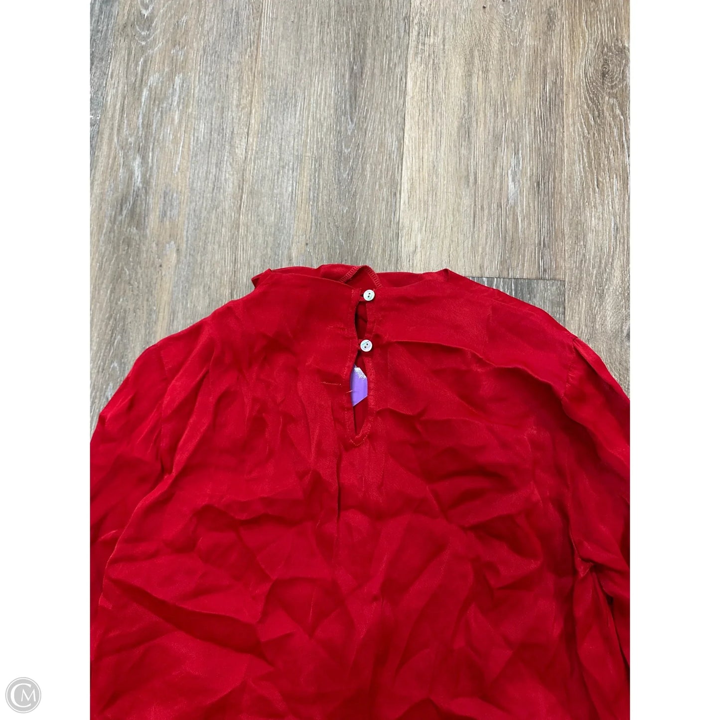 Blouse Long Sleeve By Cloth & Stone In Red, Size: Xs